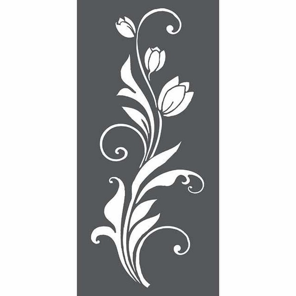 Mix Media Stencil Μπαρόκ 12x25cm - Stamperia