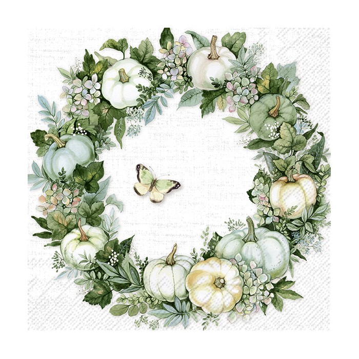 Χαρτοπετσέτα Χριστουγεννιάτικη Pumpkin Wreath - 1 τεμ.