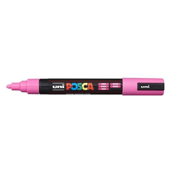 Μαρκαδόρος για όλες τις επιφάνειες Uni Paint POSCA 1.8-2.5mm - Ροζ