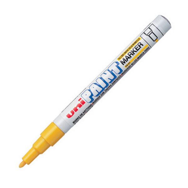 Ανεξίτηλος Μαρκαδόρος Uni Paint 0.8-1.2mm - Κίτρινο