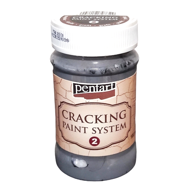 Cracking Paint System Step 2 - Pentart 100ml - Graphit Grey