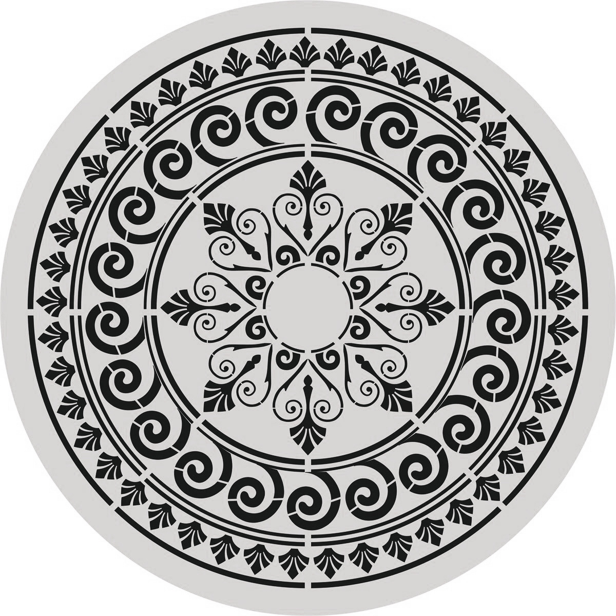 Stencil σχέδια βικτωριανά 30x30cm