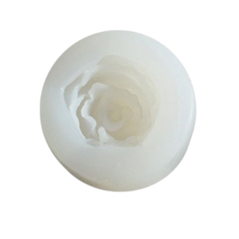 Καλούπι Σιλικόνης Τριαντάφυλλο 5.2 x 2.4cm για κερί - πορσελάνη - Γύψο