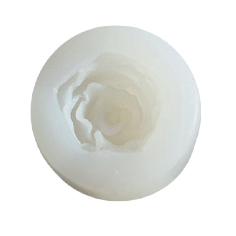 Καλούπι Σιλικόνης Τριαντάφυλλο 6.5 x 3.5cm για κερί - πορσελάνη - Γύψο