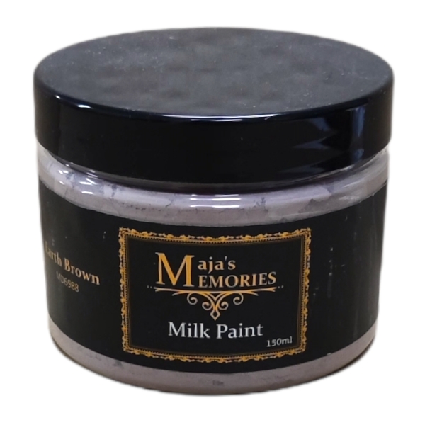 Χρώμα παλαίωσης Milk Paint Earth Brown Maja’s Memories 150ml