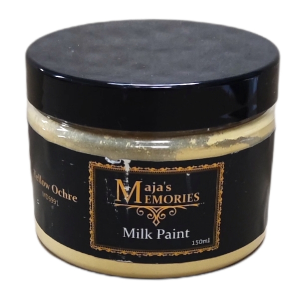 Χρώμα παλαίωσης Milk Paint Yellow Ochre Maja’s Memories 150ml