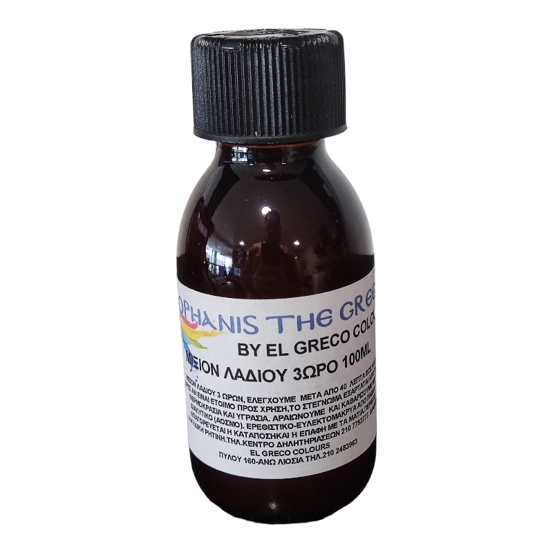 Κόλλα μιξιόν λαδιού 3 ωρών για Φύλλο Χρυσού 100ml - El Greco