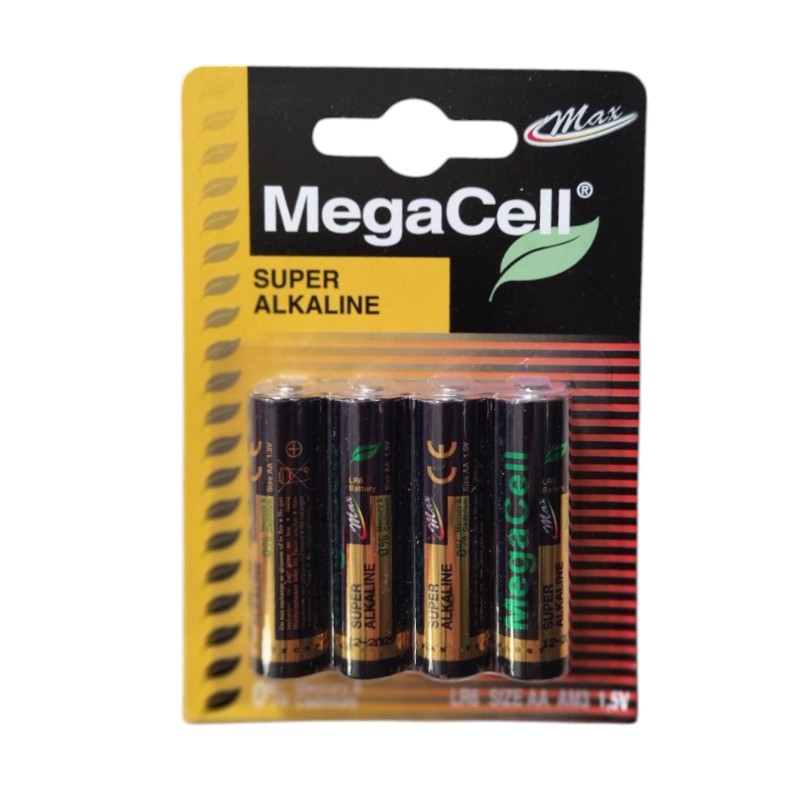 Μπαταρίες Αλκαλικές ΑΑ MegaCell 4τεμ