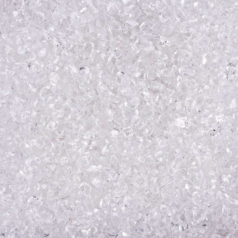 Πέτρες γυάλινες διακοσμητικές 1-2 mm 250gr διαφανείς