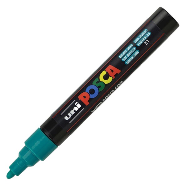 Μαρκαδόρος για όλες τις επιφάνειες Uni Paint POSCA 1.8-2.5mm - Emerald Green