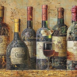 Χαρτοπετσέτα για Decoupage Best Wines 33x33cm - 1 τεμ.