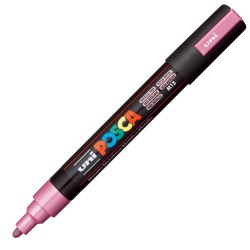 Μαρκαδόρος για όλες τις επιφάνειες Uni Paint POSCA 1.8-2.5mm - Μεταλλικό Ροζ