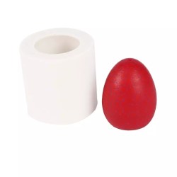 Καλούπι σιλικόνης 3D Αυγό 6.5cm