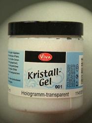 Krystal Gel VIVA DECOR Transparent (Διάφανο) με Glitter 250ml