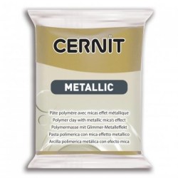 Πολυμέρικος πηλός Cernit Metallic 56gr No.055 Χρώμα Χρυσό Αντικέ