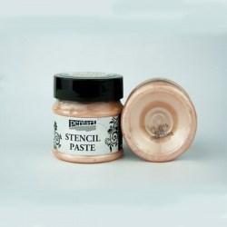 Stencil Paste Pearl Pentart 50ml - Apricot