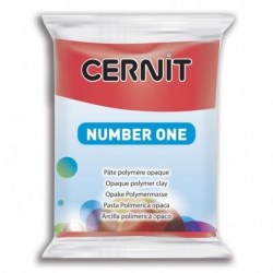 Πολυμέρικος πηλός Cernit 56gr No.400 Χρώμα Κόκκινο