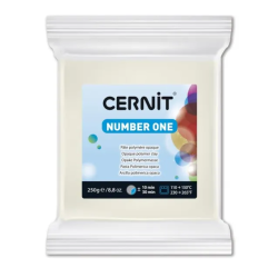 Πολυμέρικος πηλός Cernit 250gr No.027 Χρώμα Λευκό Καλυπτικό