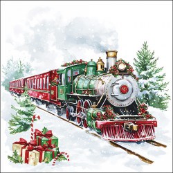 Χαρτοπετσέτα Χριστουγεννιάτικη Christmas Train - 1 τεμ.