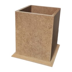 MDF Μολυβοθήκη Τετράγωνη 87x87x110mm