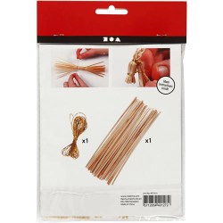 Χριστουγεννιάτικο KIT DIY Ψάθινες κατσικούλες