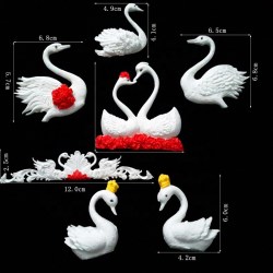 Καλούπι σιλικόνης 3D Κύκνος 67x114x30mm