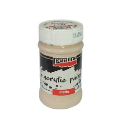 Ακρυλικό Χρώμα Beige Pentart 100ml - Ιδανικό για Δημιουργικές Κατασκευές και Ζωγραφική