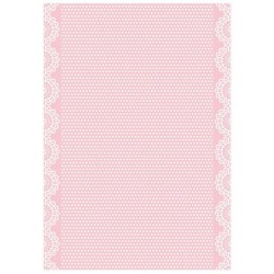 Ριζόχαρτο Daydream Texture pink A4 Stamperia