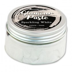 Glamour Paste Sparkling White 100ml Stamperia