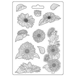 Καλούπι Σιλικόνης Sunflower Art A4 - Stamperia