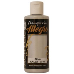 Χρώματα Ακρυλικά Allegro Silver 59ml Stamperia