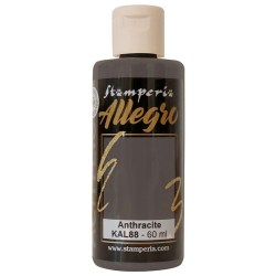 Χρώματα ακρυλικά Allegro Anthracite 59ml Stamperia