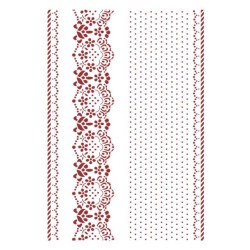 Stencil Provence Borders 29.7x21cm - Stamperia