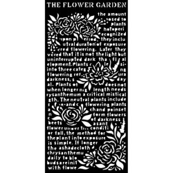 Mix Media Stencil Garden of Promises Garden 25x12cm - Stamperia