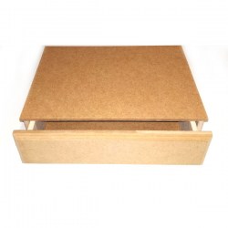 MDF κουτί βιβλίο Συρταρωτό 250x180x60mm