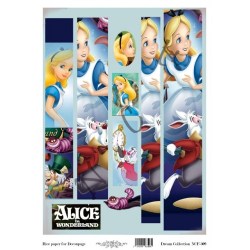 Ριζόχαρτο για Λαμπάδα Alice in Wonderland Α3 