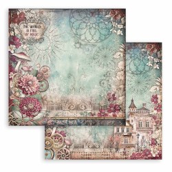 Χαρτί Scrapbooking Διπλής Όψεως Master of Magic House 30.5x30.5cm Stamperia