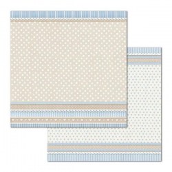 Χαρτί Scrapbooking  Διπλής Όψεως πουά καρδούλες 30.5x30.5cm  Stamperia