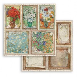 Χαρτί Scrapbooking  Διπλής Όψεως Πίνακες 30.5x30.5cm  Stamperia