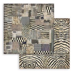Χαρτί Scrapbooking Διπλής Όψεως Savana Zebra 30.5x30.5cm  Stamperia