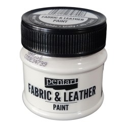 Χρώμα Δέρματος και υφάσματος 50 ml Pentart - White