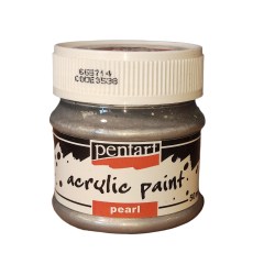 Acrylic Paint Pentart Pearl 50 ml (Silver)