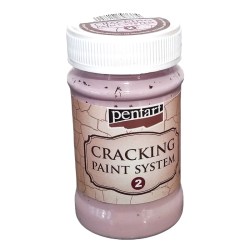 Cracking Paint System Step 2 - Pentart 100ml  - Victorian Pink