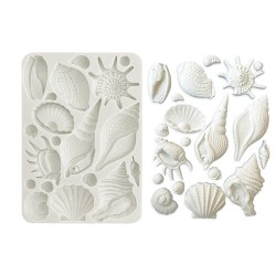 Καλούπι Σιλικόνης Sea Land Shells A5 - Stamperia