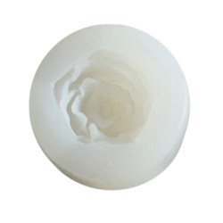 Καλούπι Σιλικόνης Τριαντάφυλλο 6.5 x 3.5cm για κερί - πορσελάνη - Γύψο