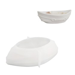 Καλούπι Σιλικόνης Βάρκα 17.7x10.3x5.7cm για Υγρό Γυαλί Κεριά & Πορσελάνη