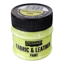 Χρώμα Δέρματος και υφάσματος 50 ml Pentart - Lime