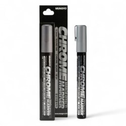 Mungyo Μαρκαδόρος Chrome Mirror Effect 4.5mm – Ασημί Καθρέπτης