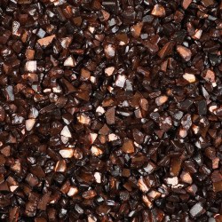 Πέτρες γυάλινες διακοσμητικές 1-4 mm 200gr καφέ
