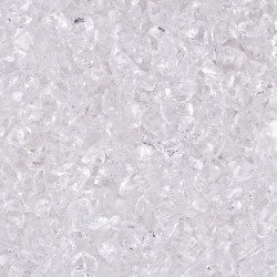 Γυάλινες Διακοσμητικές Πέτρες 1-4mm – Διαφανείς 200gr